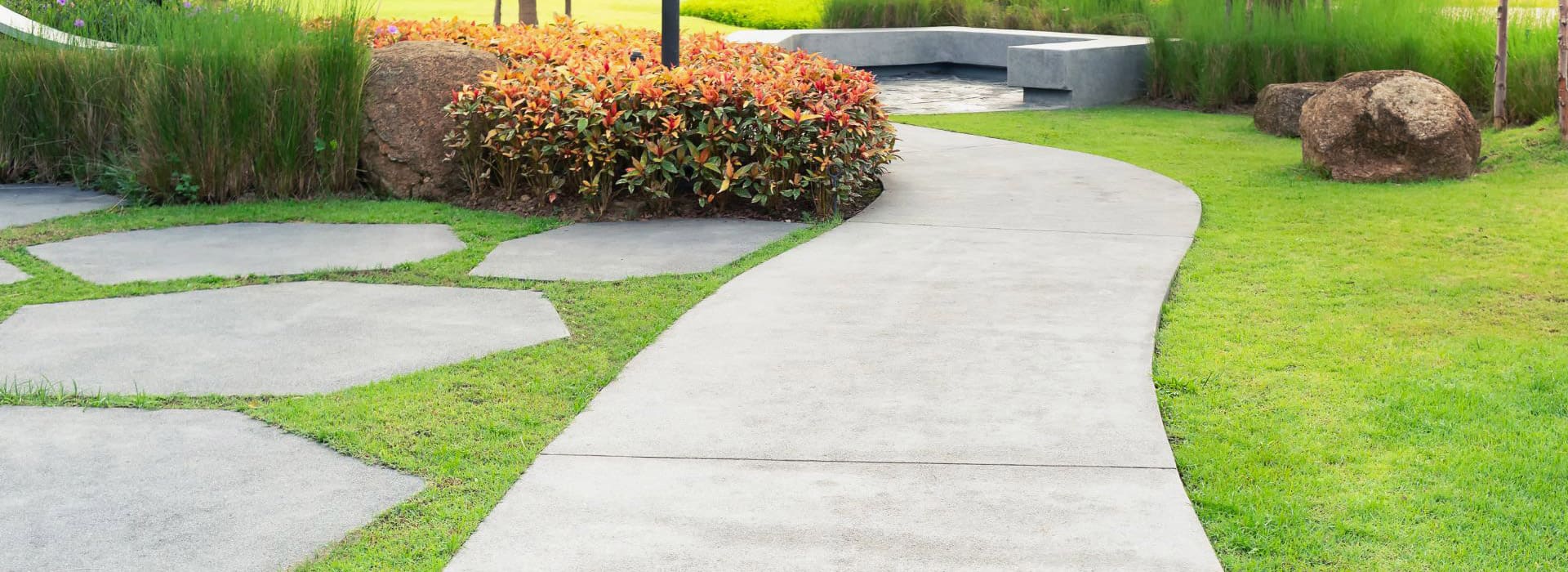 Betonplatten für Gehwege, Parks und Garten