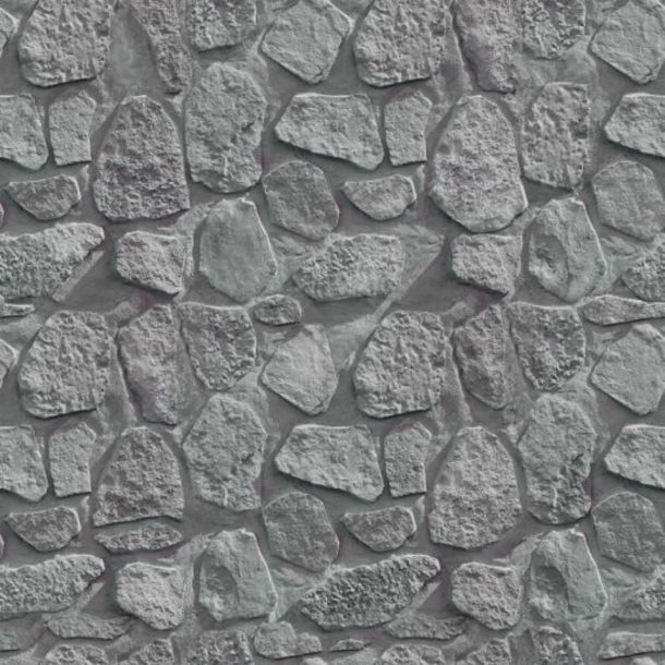 Beton mit Natursteinmauer-Optik